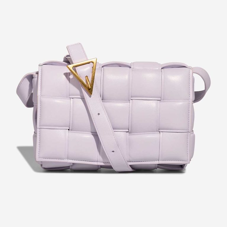 Bottega Veneta Cassette Lamb Light Lilac Front | Sell your designer bag