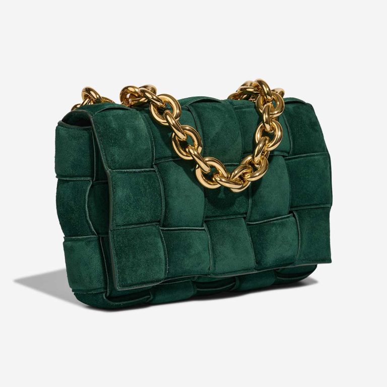 Bottega Veneta Cassette Suede Dark Green | Sell your designer bag