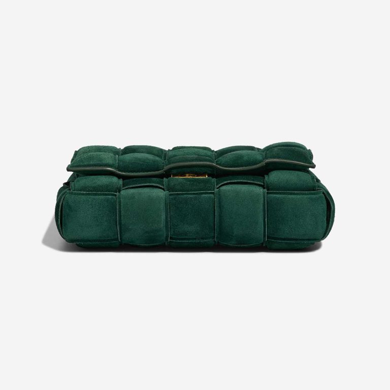 Bottega Veneta Cassette Suede Dark Green | Sell your designer bag