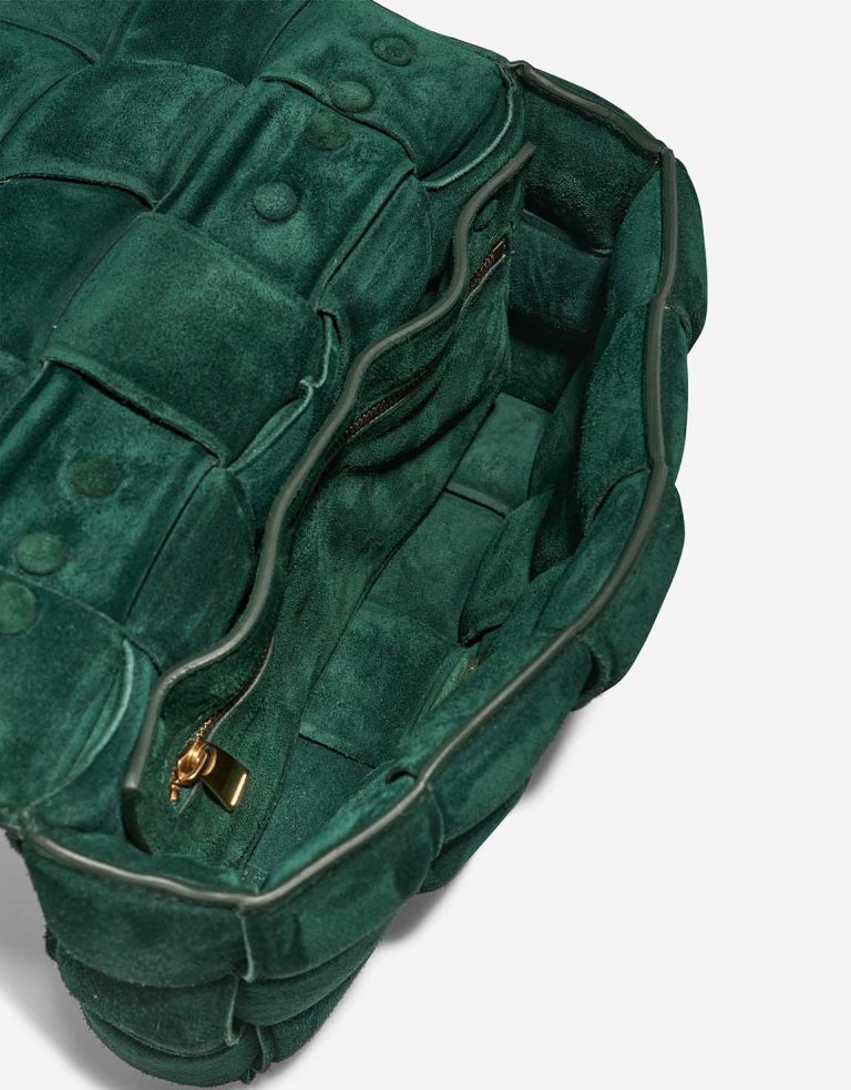 Bottega Veneta Cassette Suede Dark Green Inside | Sell your designer bag
