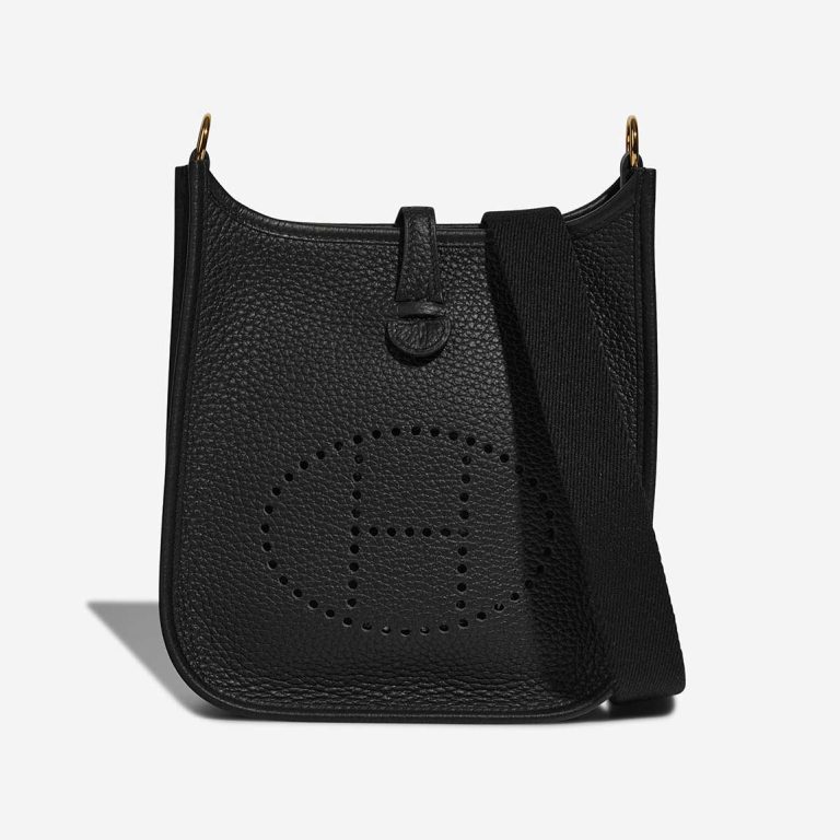 Hermès Evelyne 16 Amazone / Taurillon Clémence Black Front | Sell your designer bag