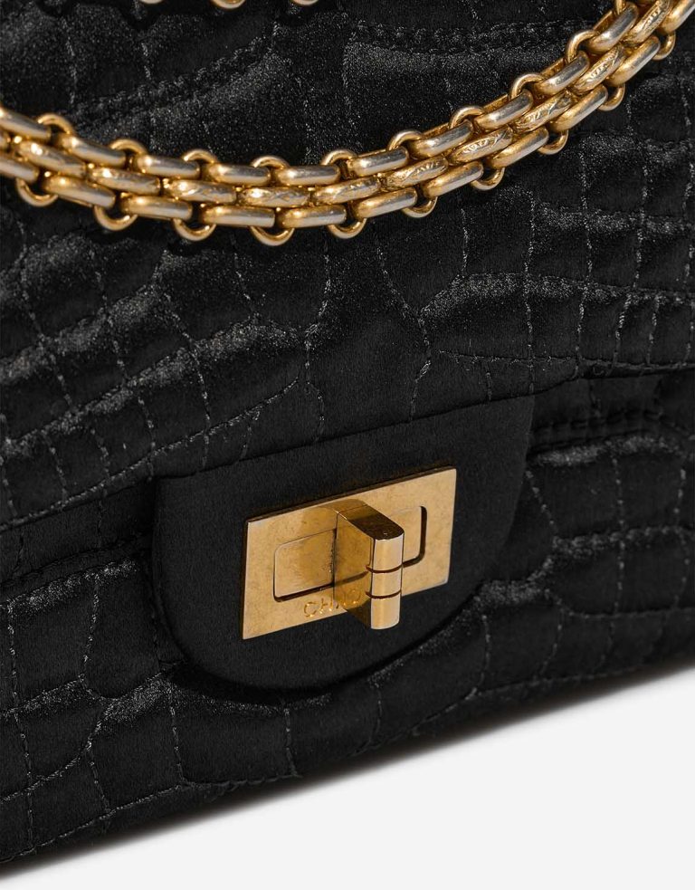 Chanel 2.55 Reissue 226 Silk Black Closing System | Sell your designer bag