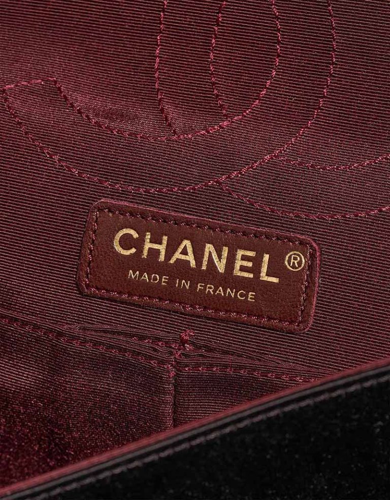 Chanel 2.55 Reissue 226 Silk Black Logo | Sell your designer bag