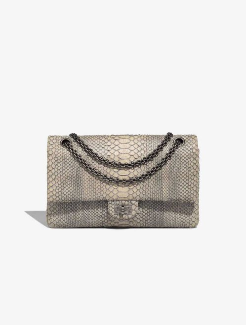 Chanel 2.55 227 Python Light Blue Front | Sell your designer bag