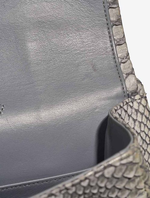 Chanel 2.55 227 Python Light Blue Signs of wear | Sell your designer bag