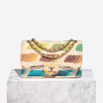 Chanel Timeless Flap Jumbo Canvas White Paint Palette Front | Sell your designer bag