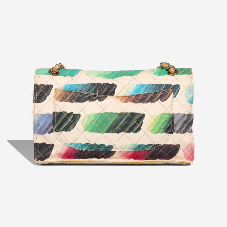Chanel Timeless Flap Jumbo Canvas White Paint Palette | Sell your designer bag