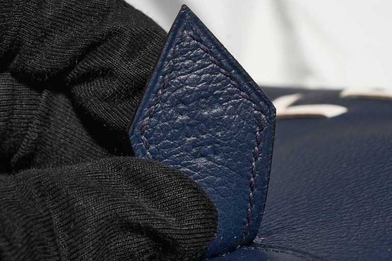 Hermès Bolide Baseball 45 Evercolor Bleu de Malte / Craie | Sell your designer bag