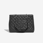 Chanel Grand Shopping Tote Caviar Charcoal Front | Sell your designer bag
