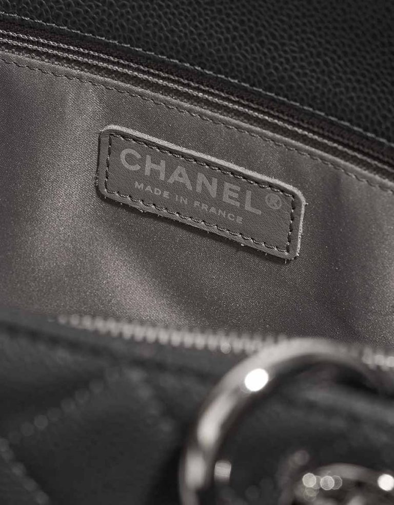Chanel Grand Shopping Tote Caviar Charcoal Logo | Sell your designer bag