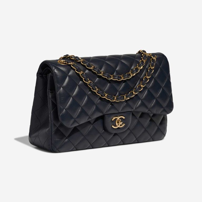 Chanel Timeless Jumbo Lamb Dark Blue | Sell your designer bag