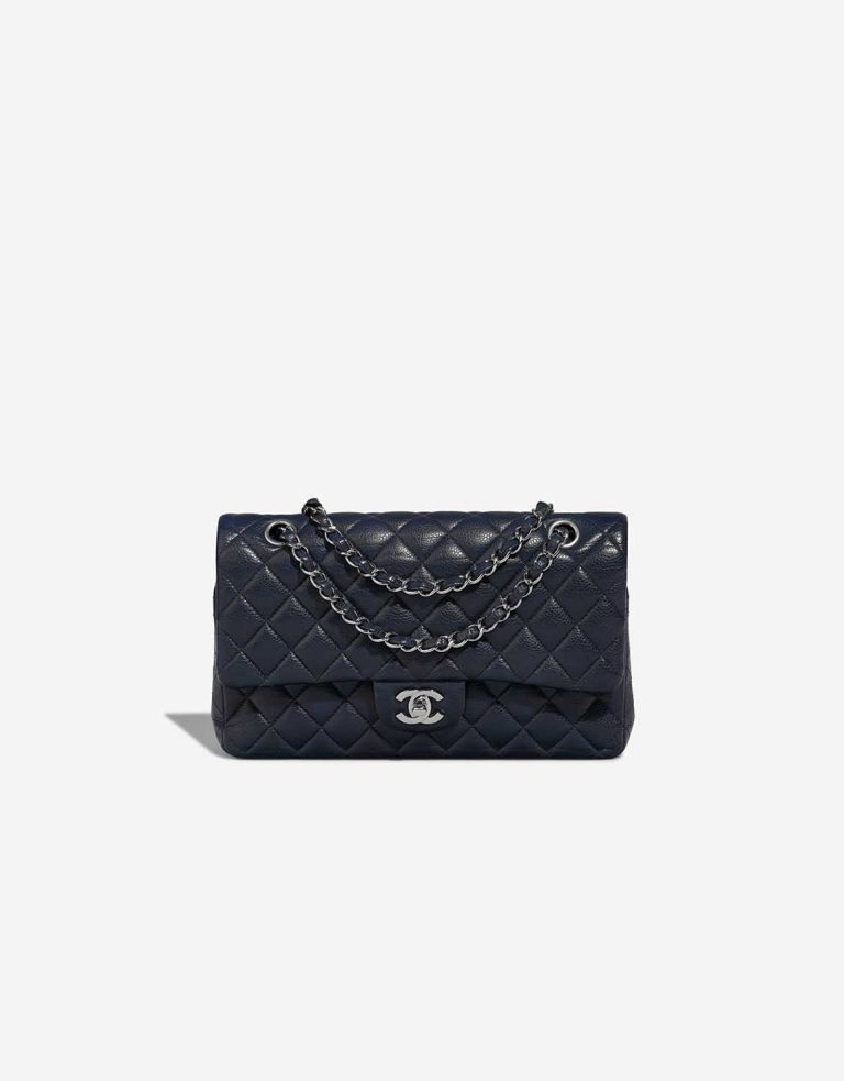 Chanel Timeless Medium Caviar Navy | SACLÀB