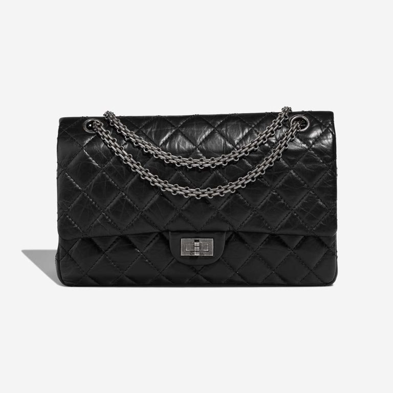 Chanel 2.55 Reissue 226 Aged Calf Black Front | Sell your designer bag