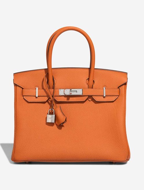 Hermès Birkin 30 Togo Orange Front | Sell your designer bag