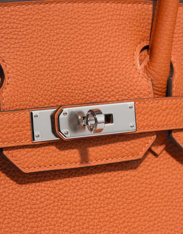 Hermès Birkin 30 Togo Orange Closing System | Sell your designer bag