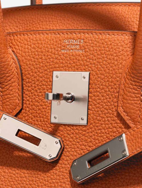 Hermès Birkin 30 Togo Orange Logo | Sell your designer bag