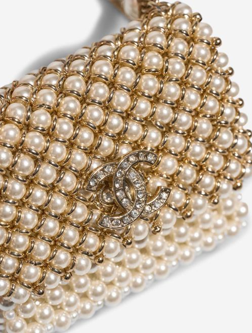 Chanel Timeless Necklace Micro Pearls White Closing System | Sell your designer bag