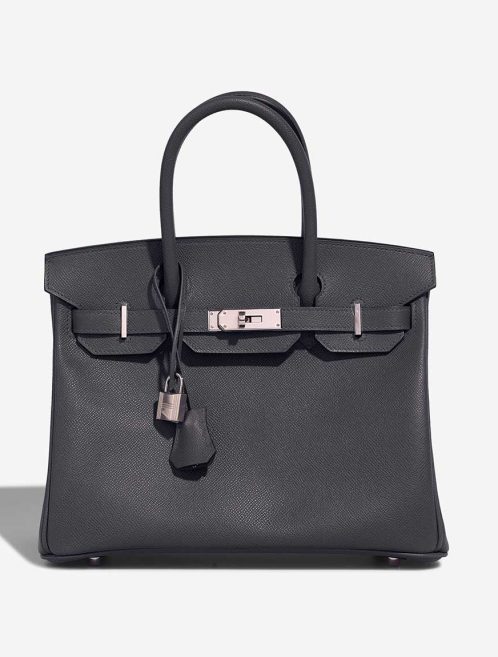 Hermès Birkin 30 Epsom Gris Misty Front | Sell your designer bag