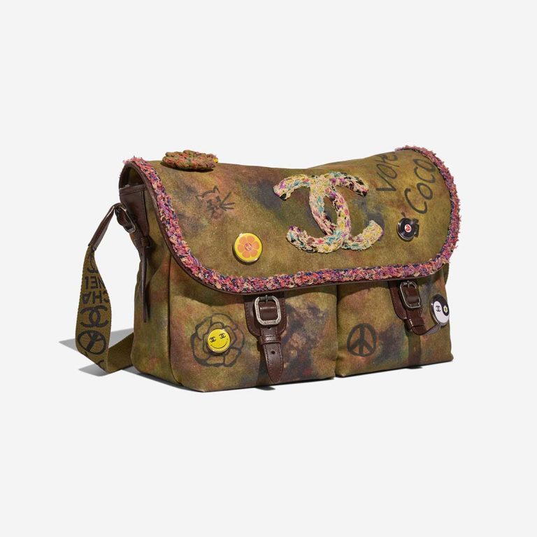 Chanel Graffiti Canvas Khaki | Sell your designer bag