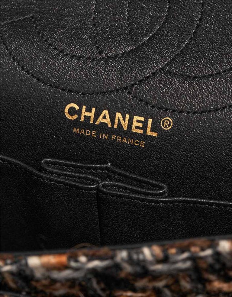 Chanel 2.55 Reissue 226 Tweed Brown Logo | Sell your designer bag