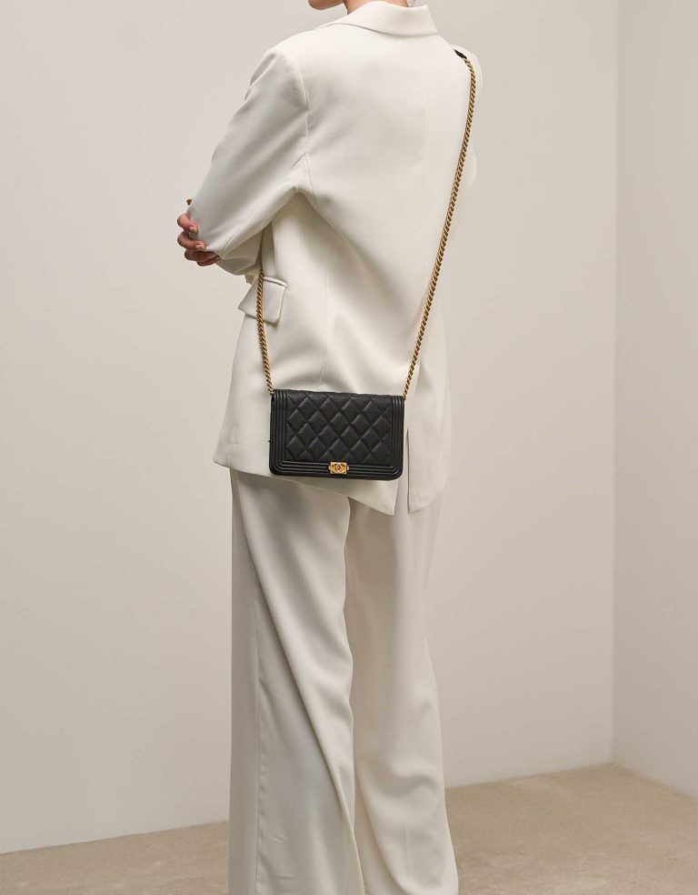 Chanel Boy Small Caviar Black Front | Sell your designer bag