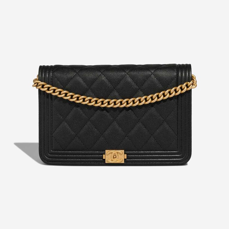 Chanel Boy Small Caviar Black Front | Sell your designer bag