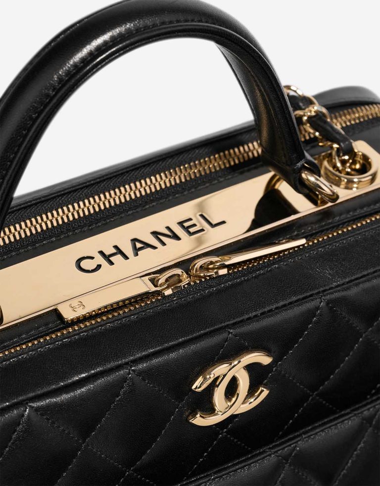 Chanel Trendy CC Medium Lamb Black Closing System | Sell your designer bag