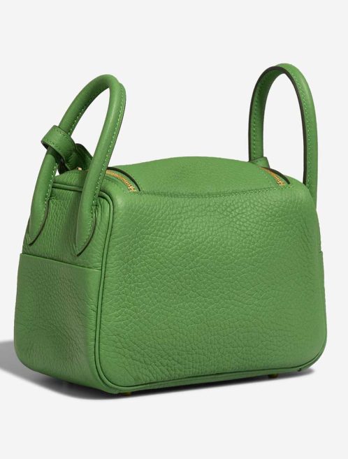 Hermès Lindy Mini Taurillon Clémence Vert Yucca | Sell your designer bag