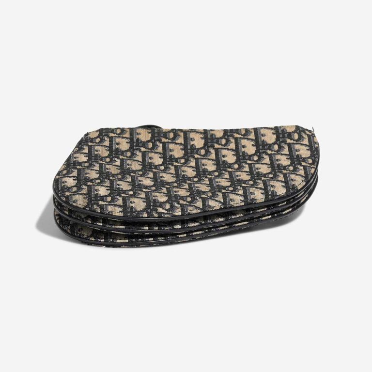 Dior Saddle Clutch Oblique Jacquard Blue / Beige | Sell your designer bag