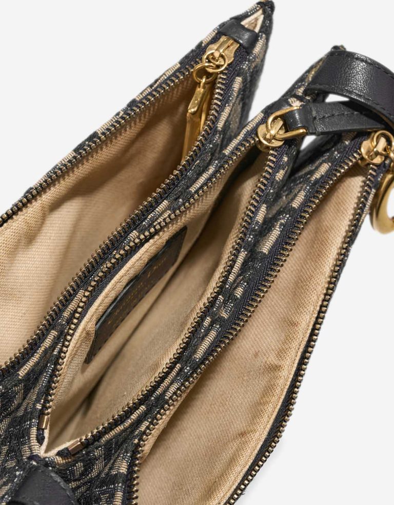 Dior Saddle Clutch Oblique Jacquard Blue / Beige Inside | Sell your designer bag