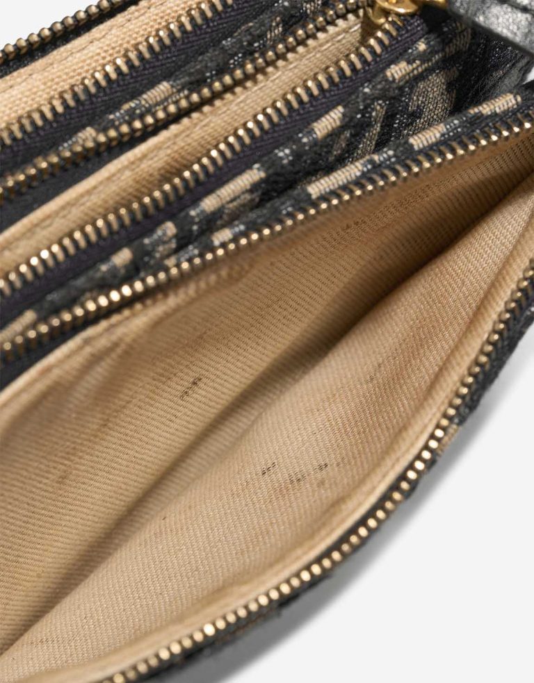Dior Saddle Clutch Oblique Jacquard Blue / Beige Signs of wear | Sell your designer bag