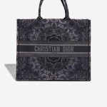 Dior Book Tote Medium Canvas Blue Front | Sell your designer bag