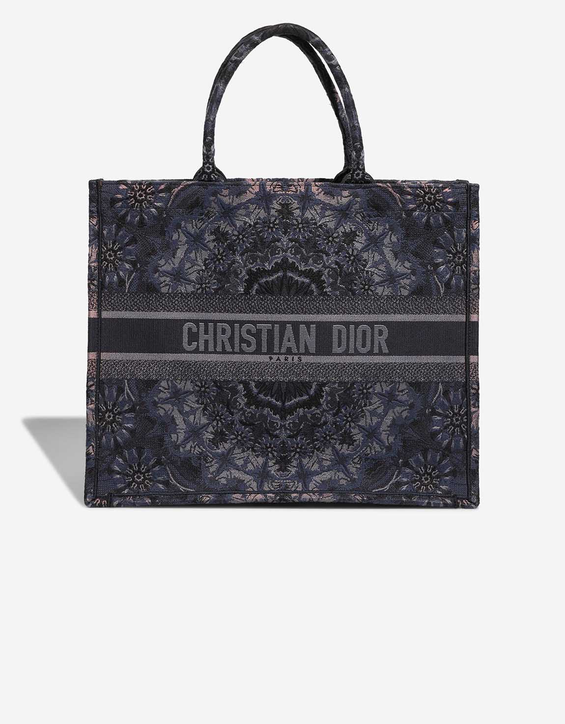 Dior Book Tote Medium Canvas Blue | SACLÀB