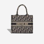 Dior Book Tote Small Canvas Blue Front | Sell your designer bag