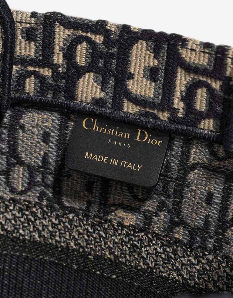 Dior Book Tote Small Canvas Blue Logo | Sell your designer bag