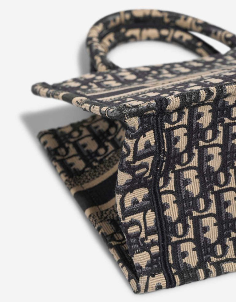 Dior Book Tote Small Canvas Blue Signs of wear | Sell your designer bag
