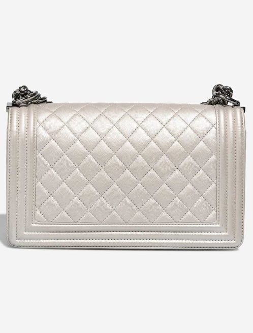 Chanel Boy Old Medium Caviar Silver | Sell your designer bag