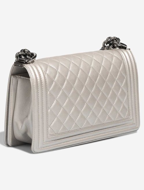 Chanel Boy Old Medium Caviar Silver | Sell your designer bag