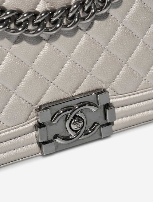 Chanel Boy Old Medium Caviar Silver Closing System | Sell your designer bag