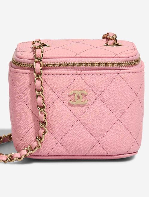 Chanel Vanity Small Caviar Pink Front | Sell your designer bag