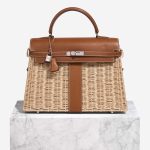 Hermès Kelly Picnic 35 Osier / Barénia Fauve / Naturel Front | Sell your designer bag