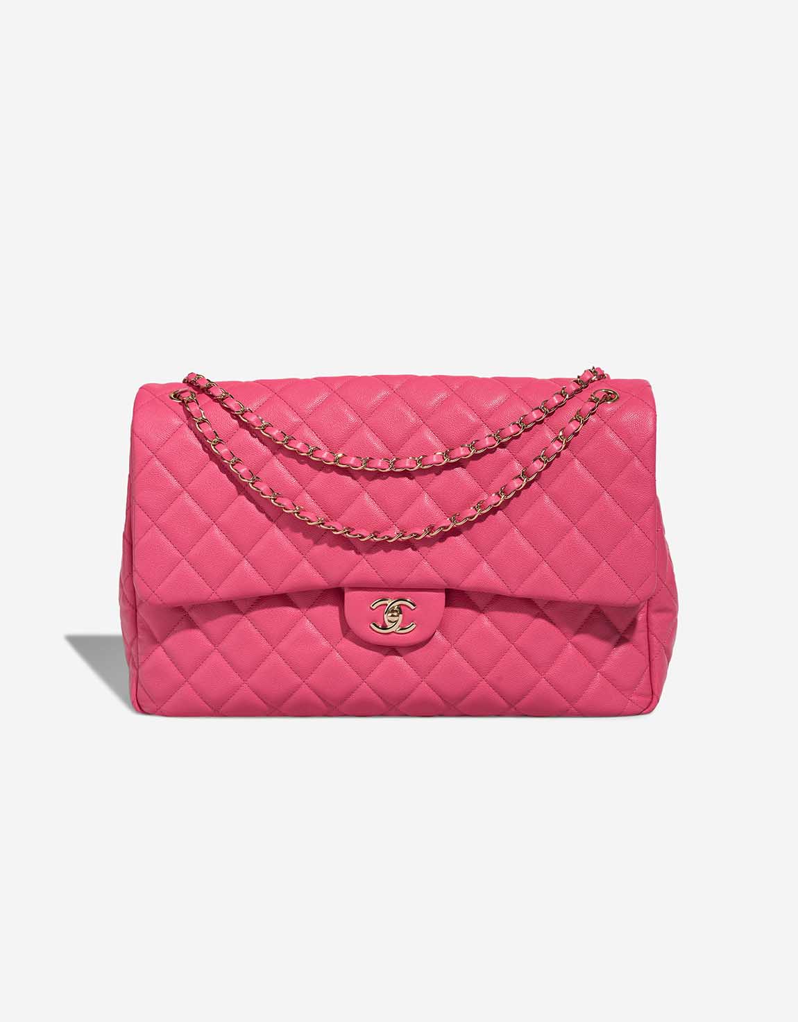 Chanel Flap Bag XXL Caviar Hot Pink SACLÀB - Main Image