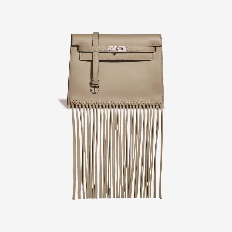 Hermès Kelly Danse Anate Swift Beige Marfa Front | Sell your designer bag