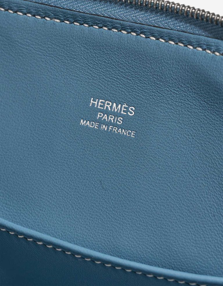 Hermès Bolide Mini Evercolor Bleu Jean Logo | Sell your designer bag