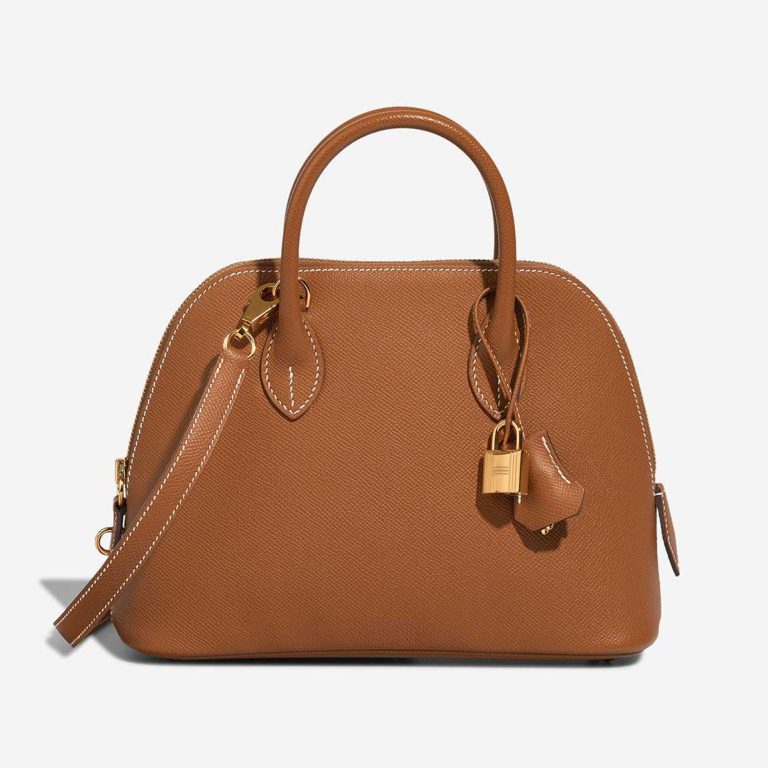 Hermès Bolide 25 Epsom Gold Front | Sell your designer bag