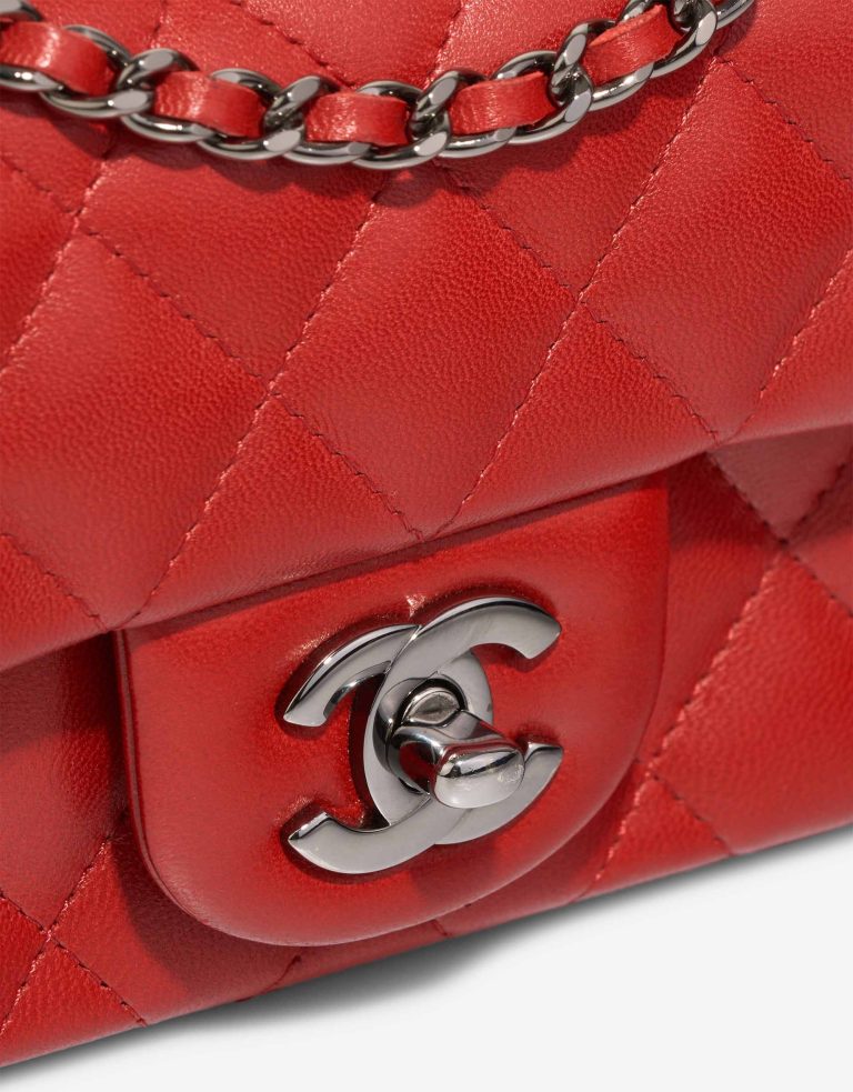 Chanel Timeless Extra Mini Lamb Red Closing System | Sell your designer bag