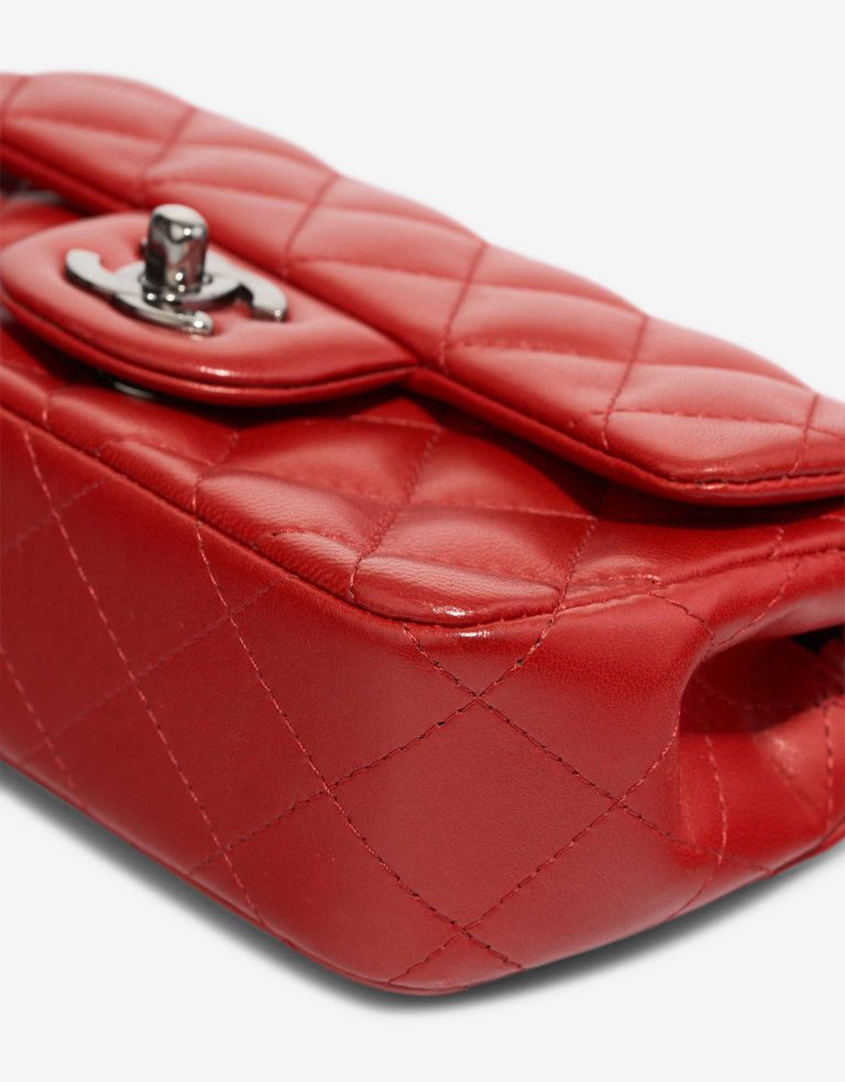 Chanel Timeless Extra Mini Lamb Red Signs of wear | Sell your designer bag
