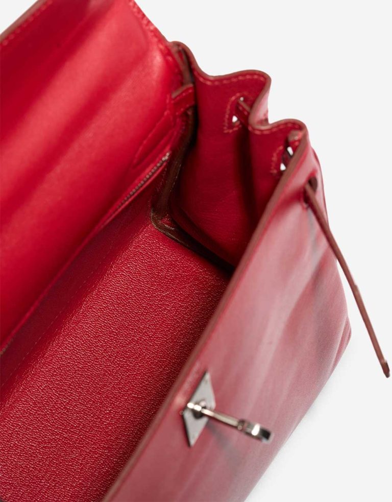 Hermès Kelly 25 Tadelakt Rouge Vif Inside | Sell your designer bag