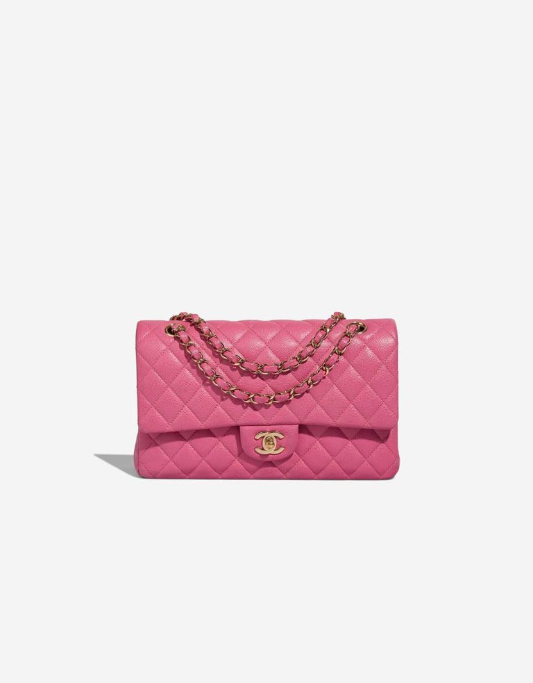 Chanel Timeless Medium Caviar Pink Front | Sell your designer bag