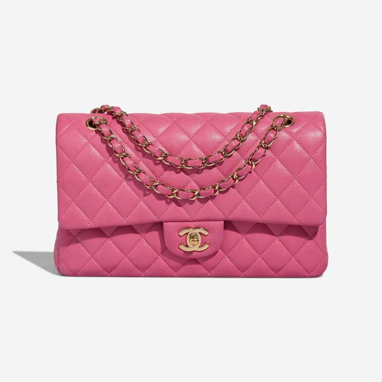 Chanel Timeless Medium Caviar Pink Front | Sell your designer bag
